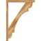 Ekena Millwork Olympic Block Rough Sawn Bracket w/ Offset Brace, Western Red Cedar, 4"W x 28"D x 40"H BKT0402X28X40OLY05RWR - alternate 2
